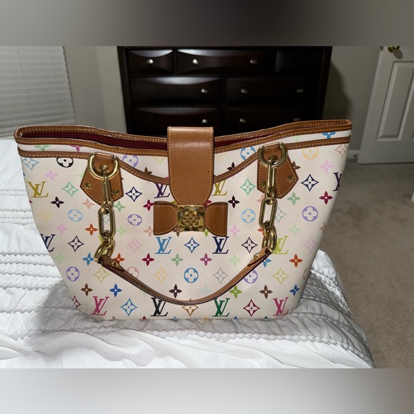 Louis Vuitton Colorful Monogram Annie GM Tote Bag - Picture 3 of 10